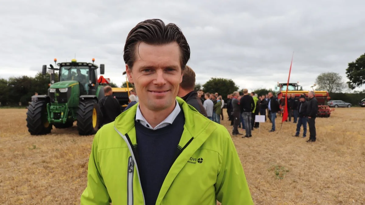- Vi mærker klart en meget stigende interesse for no-till, fastslår Hans Henrik Fredsted, chefkonsulent inden for planteavl hos Agrovi. Foto: Jørgen P. Jensen