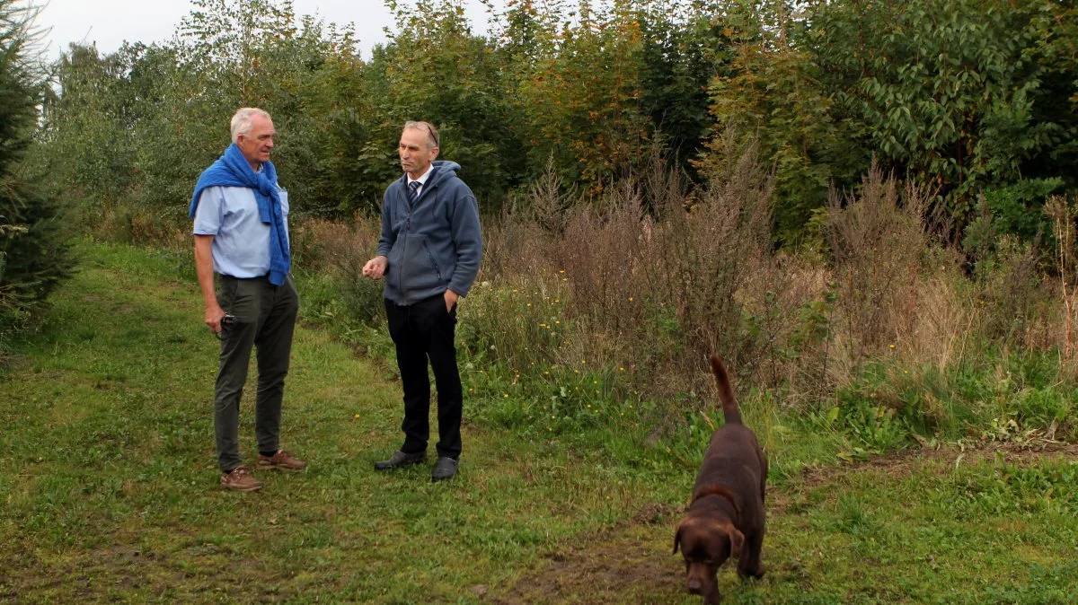 Søren Paludan og Niels Weinrich er enige om, at ro om finansiering er altafgørende for, at skovrejsningsprojekter skal lykkes.