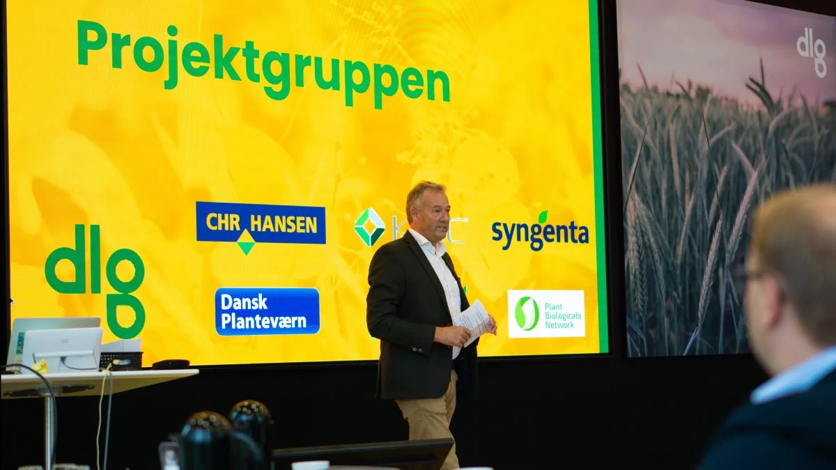 Niels Dengsø Jensen bød velkommen til deltagerne, der var mødt op i DLG’s hovedkontor i Fredericia. Fotos: Daniel Barber