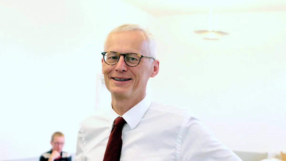 Som direktør for danske Dakofo er Asbjørn Børsting vært for 2.300 kolleger fra 53 lande til den årlige, internationale varebørs for grovvarefirmaer, der afholdes i København fra torsdag. Foto: Jørgen P. Jensen