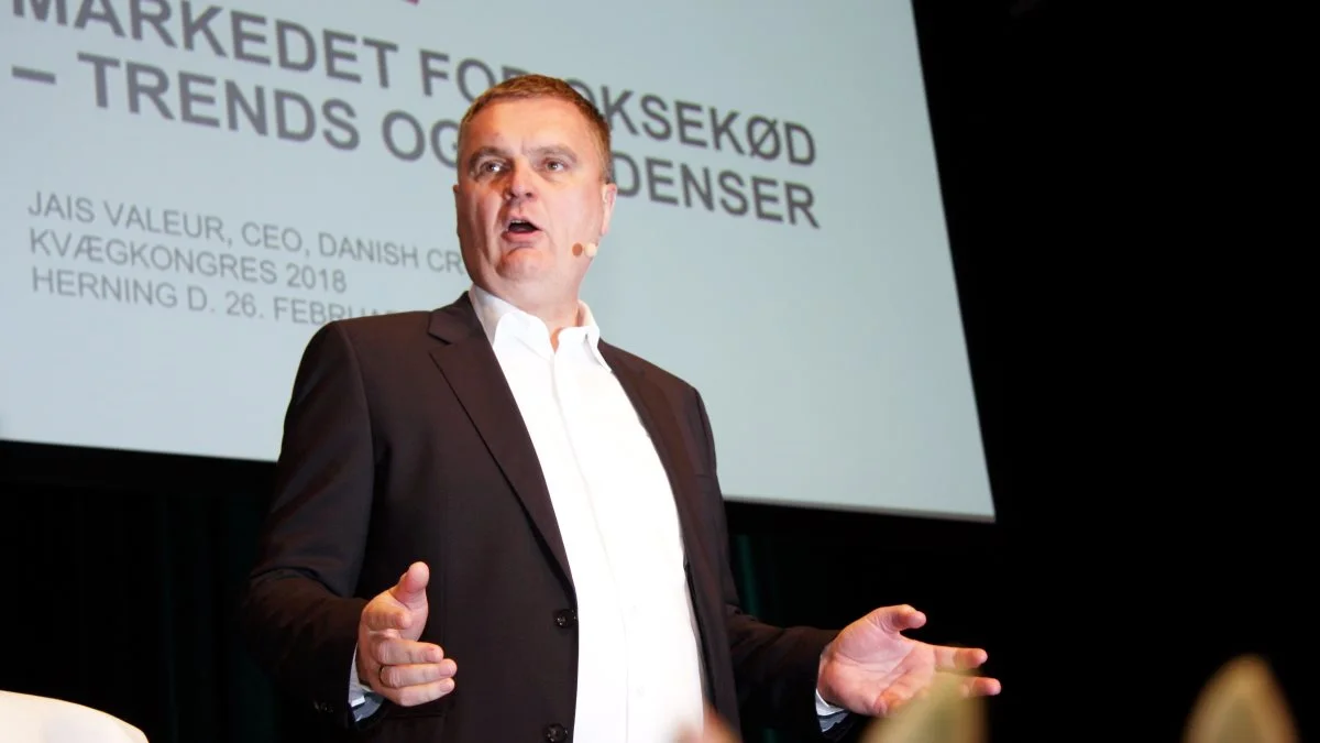 Koncerndirektøren i Danish Crown, Jais Valeur, har varetaget formandskabet i et klimapartnerskab mellem Regeringen og fødevare- og landbrugssektoren under udformningen af landbrugsaftalen. Arkivfoto