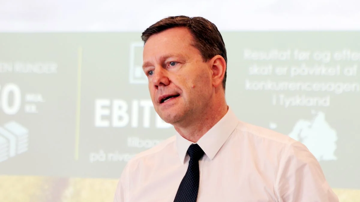 DLG's koncernchef Kristian Hundebøll tilslutter sig mængden af tilfredse stemmer over landbrugsaftalen. Foto: Lasse Ege Pedersen