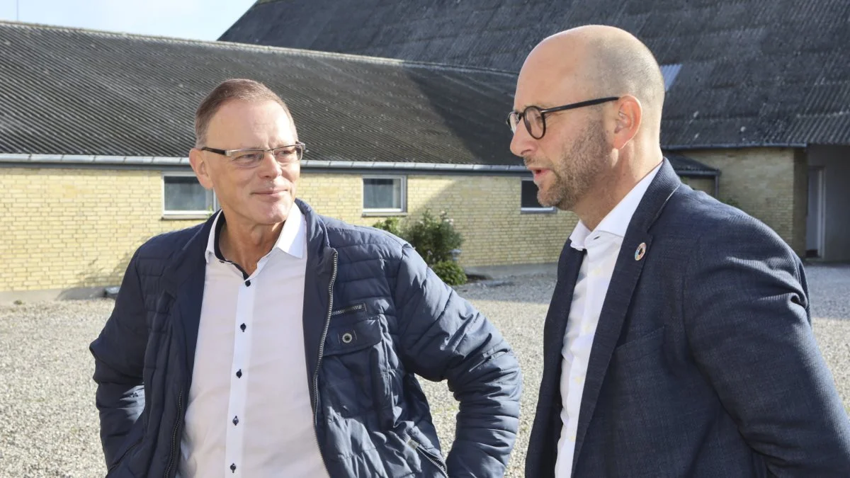 Erling Bonnesen (V) og Rasmus Prehn (S) er begge tilfredse med udfaldet af landbrugsforhandlingerne. Foto: Arkivfoto