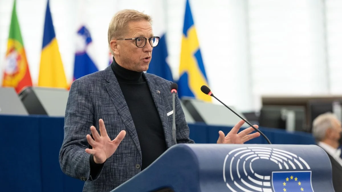 Der er store sejre for landmænd i den nye Farm-to-Fork-strategi, der tirsdag blev vedtaget i EU-Parlamentet, mener MEP Asger Christensen (V). Her ses han under tirsdagens debat. Foto: Renew Europe