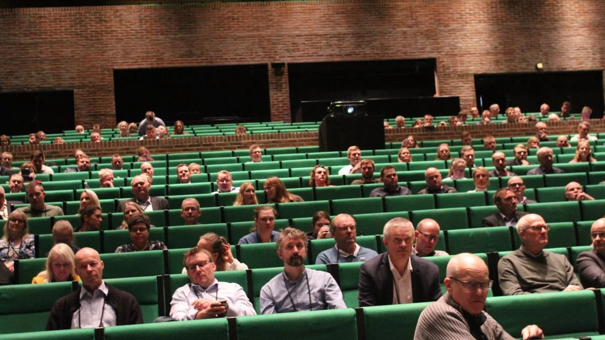 Foto fra seminaret Dansk griseproduktion til debat onsdag formiddag i Herning. 