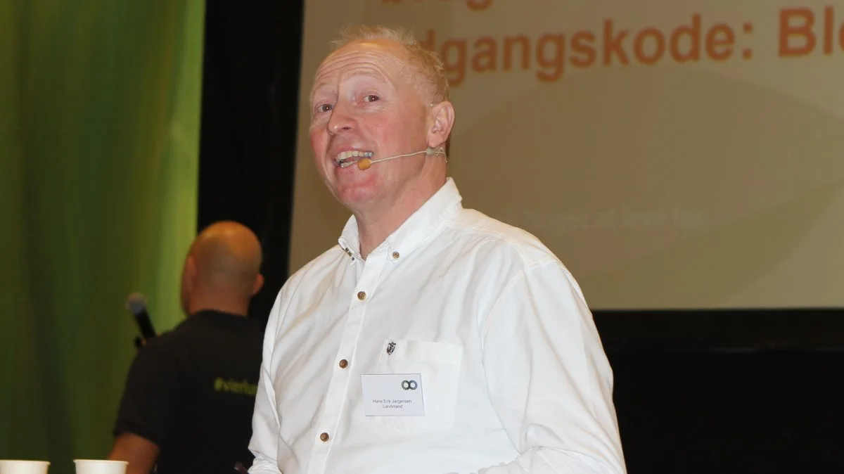 Hans Erik Jørgensen blev genvalgt som formand for Økologisektionen efter, at han havde aflagt beretning. Fotos: Line Brusgaard