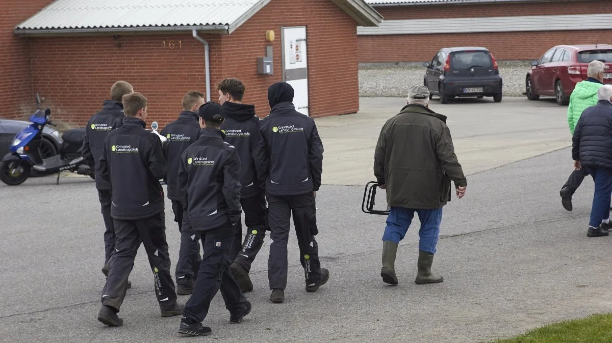 Gutterne fra Grindsted tog pokalen i skolepløjning med hjem.