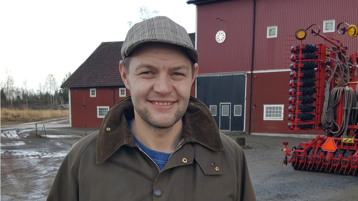 Anders Gunnarsson er 5. generations landmand på Halla Gård.