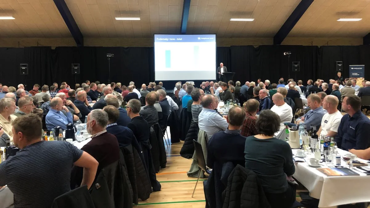 Omkring 300 medlemmer var mødt op til generalforsamlingen forleden i Vestjyllands Andel, der blev holdt i Ringkøbing-Skjern Kulturcenter.