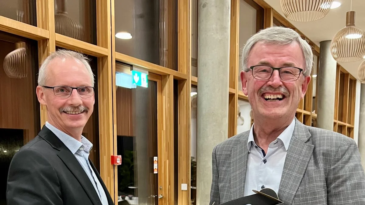 Erling Christensen og Henrik Høegh i forbindelse med generalforsamlingen i Landbrugets Biomasseleverandører