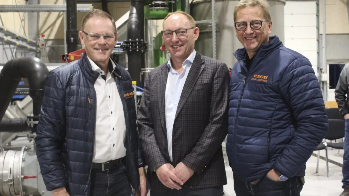 Ved mødet var der både kommunal, landspolitisk og EU-repræsentation i panelet. Venstre-politikerne er fra venstre Erling Bonnesen, Dan Gørtz og Asger Christensen. Foto: Bettina Ravn