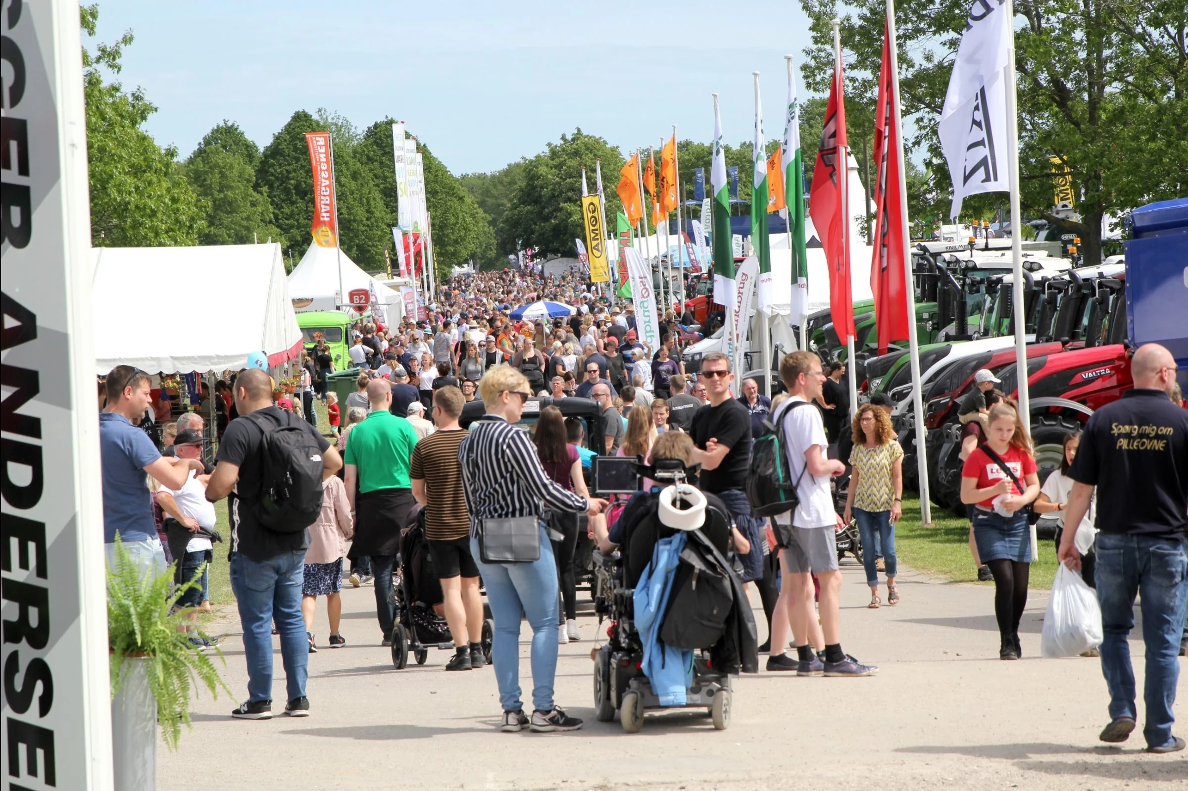 Interessen for maskinudstillingen på Roskilde Dyrskue har i en lang årrække været kolossal, og udstillingen bliver i 2022 den største i over 30 år. Foto: Jesper Hallgren 