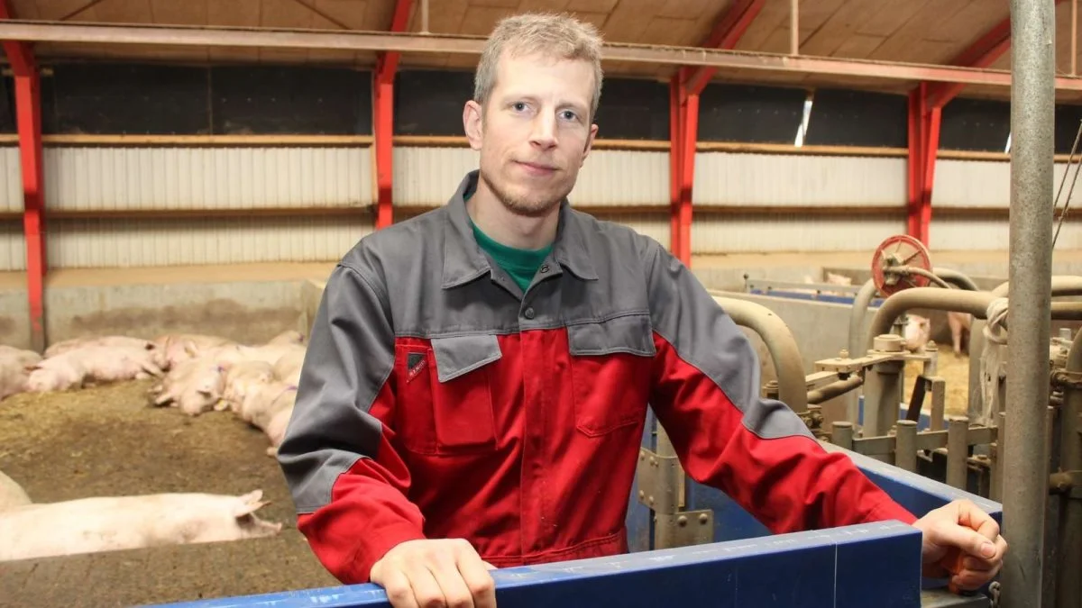 - Jeg opfordrer til sammenhold. Ikke blot af navn, men af gavn, understreger Jeppe Bloch Nielsen, formand for producentforeningen Danske Svineproducenter. Foto: Anne Wolfenberg