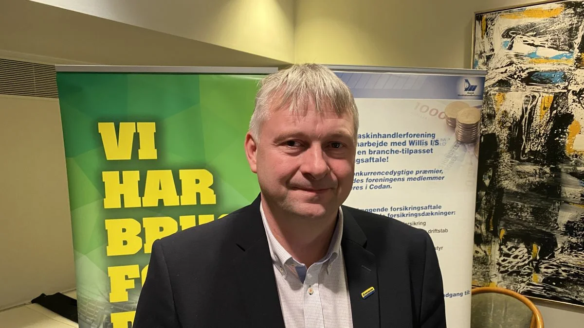 Christian Thomsen fra Brovig Maskiner – nyt bestyrelsesmedlem i Dansk Maskinhandlerforening. Foto: Per Jørgensen