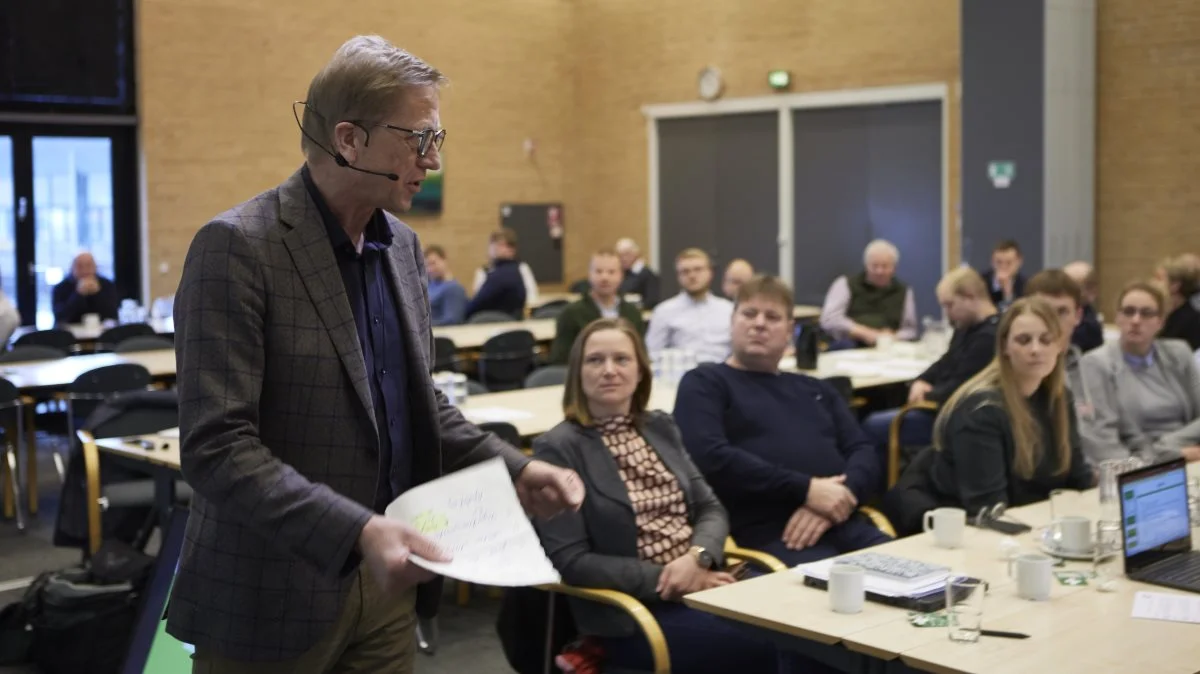 EU-parlamentariker Asger Christensen (V) var gæst ved årsmødet i Fynsk Kvæg i går i Vissenbjerg.