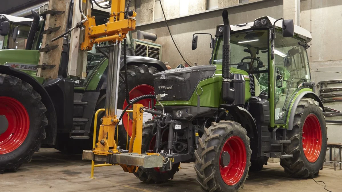 TBS Suldrup har solgt en Fendt 210 F til Guldbæk Vingård ved Støvring. Foto: Tenna Bang