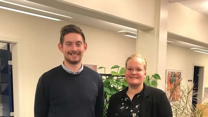 Jesper Blem Kofoed og Amy Lindgren er tiltrådt som revisorassistenter hos Bornholms Landbrug & Fødevarer.