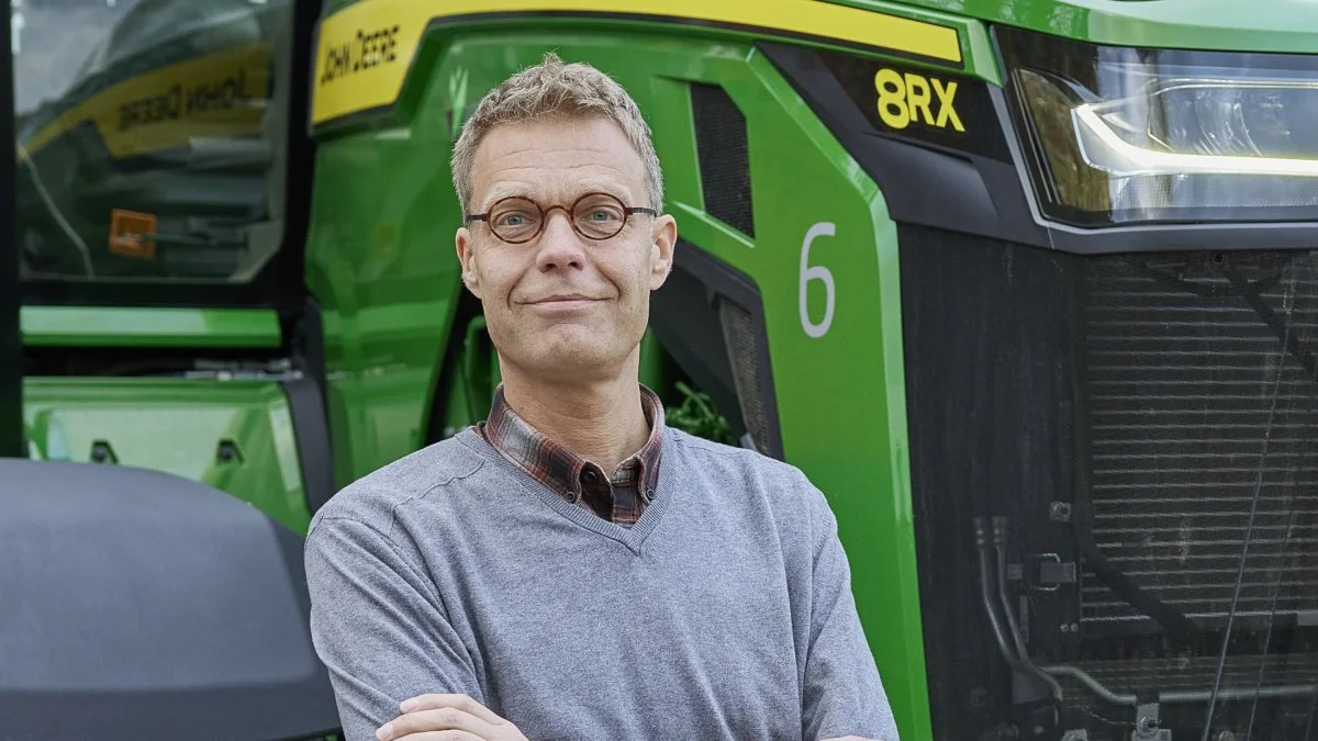 Lars Beck har siden 1. december 2021 været ny topchef hos den store maskin- og bilimportør Semlers afdeling for landbrugsaktiviteter, Semler Agro. Foto: Pernille Bering/Bering Foto