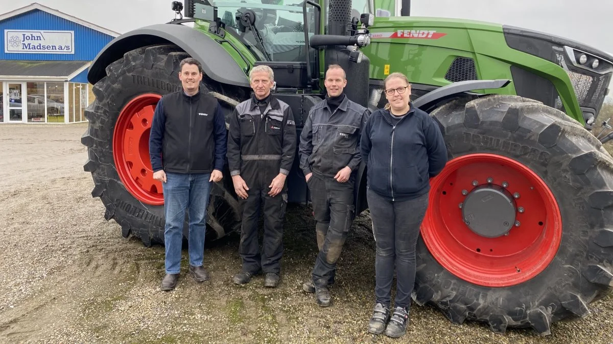 På billedet ses fra venstre Jack Petersen, Torben Andersen, Søren Poulsen og Stine Baungaard. Pressefoto