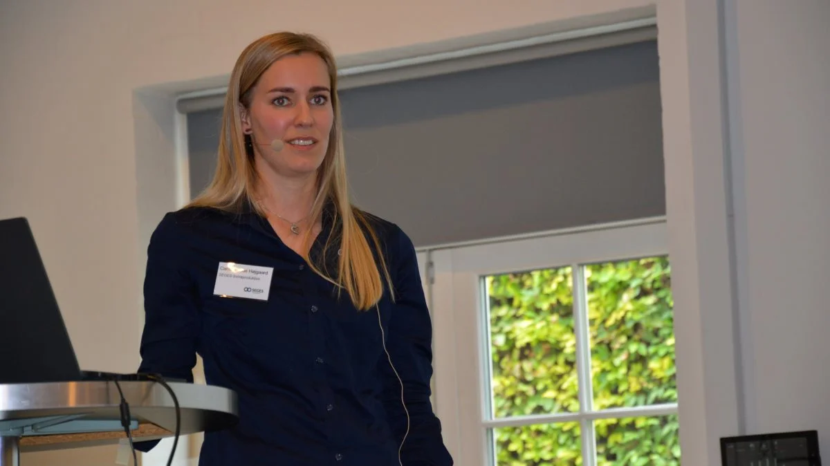 Seniorkonsulent ved Seges Innovation, Camilla Højgaard, har undersøgt, om der kan justeres på anbefalingerne for rygspæk ved faring, samt hvordan det kan implementeres. Arkivfoto: Camilla Bønløkke