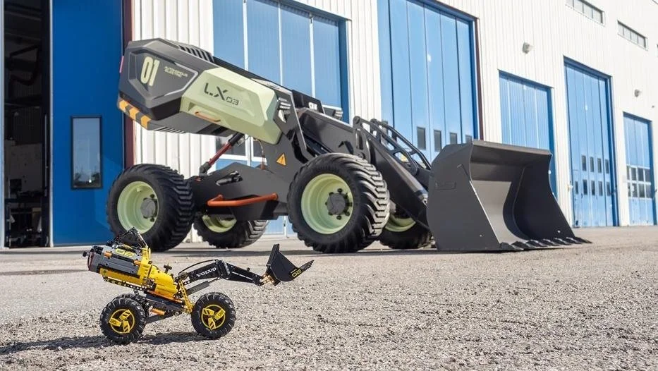 Inspiration fra danske Lego i svenske Volvos bud på fremtidens intelligente entreprenørmaskine. Foto: Volvo Construction Equipment
