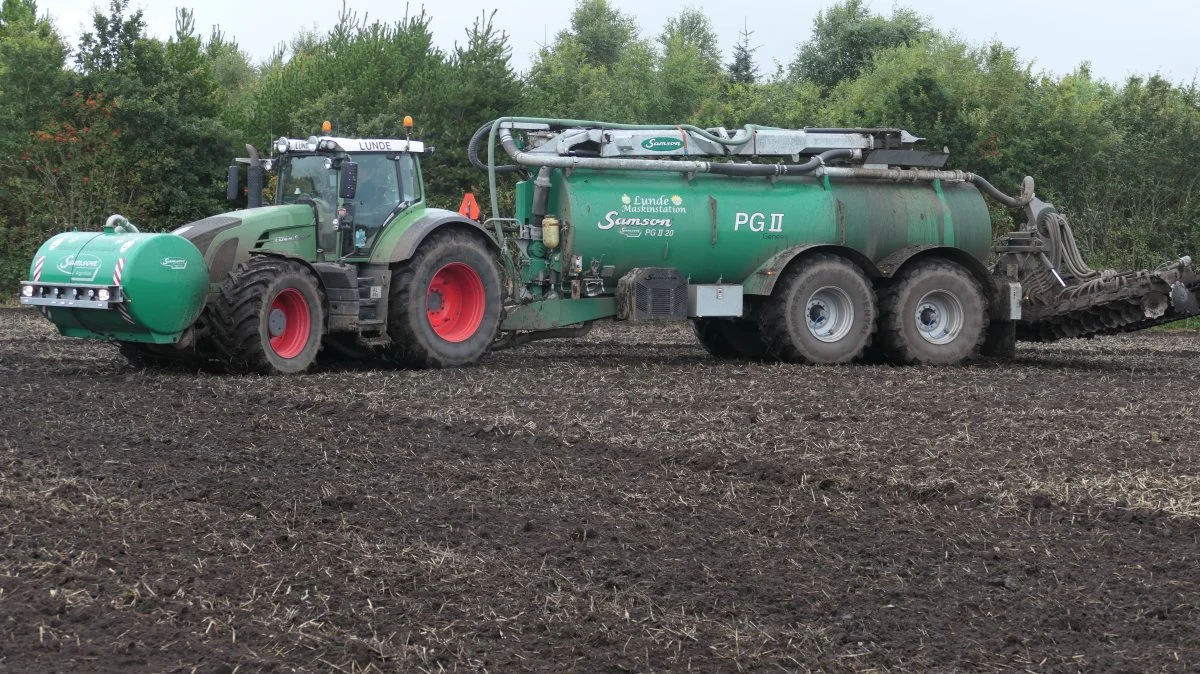 Ved udbringning af biogasgylle kommer der ikke spiredygtige ukrudtsfrø med retur til marken. Foto: Bøje Østerlund.