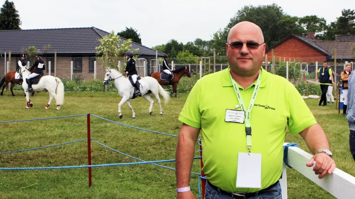 Lars Toftdahl ved dyrskuet i 2019. Arkivfoto