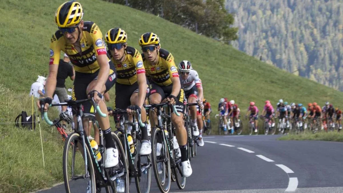 I år begynder cykelløbet Tour de France med tre etaper i Danmark, og det giver danske landmænd mulighed for at udsmykke deres marker, der med lidt held kan blive transmitteret til millioner af seere verden over. Fotograf: Filip Bossuyt