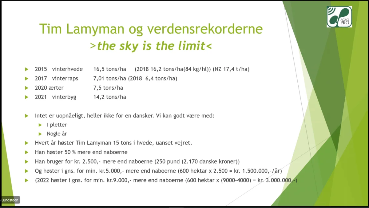 Tim Lamyman er indehaver af flere verdensrekorder i udbytter, hvilket også afspejler sig i en pæn merindtjening. Kilde: Vagn Lundsteen