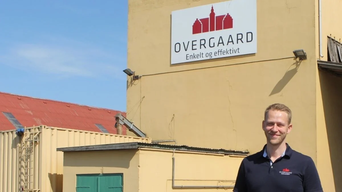 Jonas Nue Kjeldsen, agrochef, Overgaard Gods, mener, at der er en god fremtid for lokalt producerede proteiner. Arkivfoto