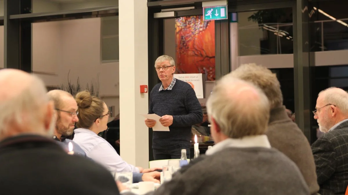 Mogens Hansen, formand for Østlige Øers Kødkvægsudvalg, efterlyste på årsmødet i Sorø større opbakning fra både Landbrug & Fødevarer og Dansk Kødkvæg. Foto: Jesper Hallgren