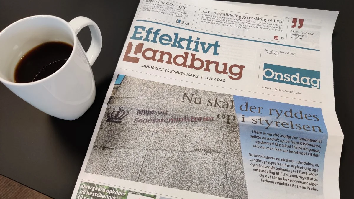 Avisen udkom ikke. Øv.
