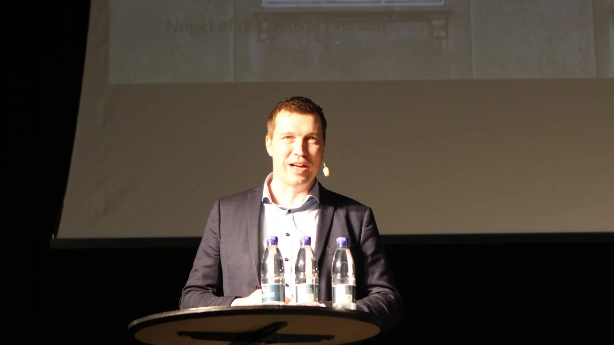 Søren Søndergaard, formand, Landbrug & Fødevarer, havde taget turen til Nordjylland for at fortælle om landbrugets dagsorden i 2022.