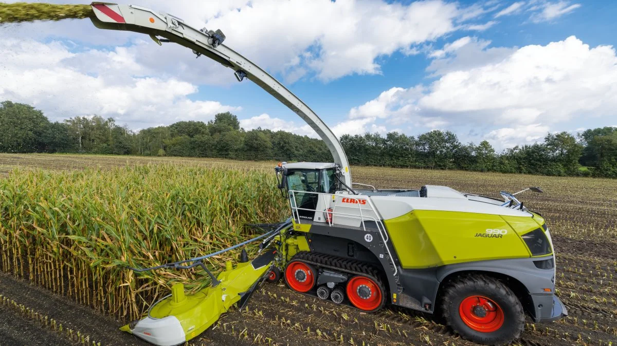 Claas i Harsewinkel kunne forleden fejre, at nummer 100 Jaguar TT-finsnitter rullerede ud af produktionslinjen, hvor to tredjedele af samtlige producerede Jaguar-snittere går til det amerikanske marked. Pressefoto