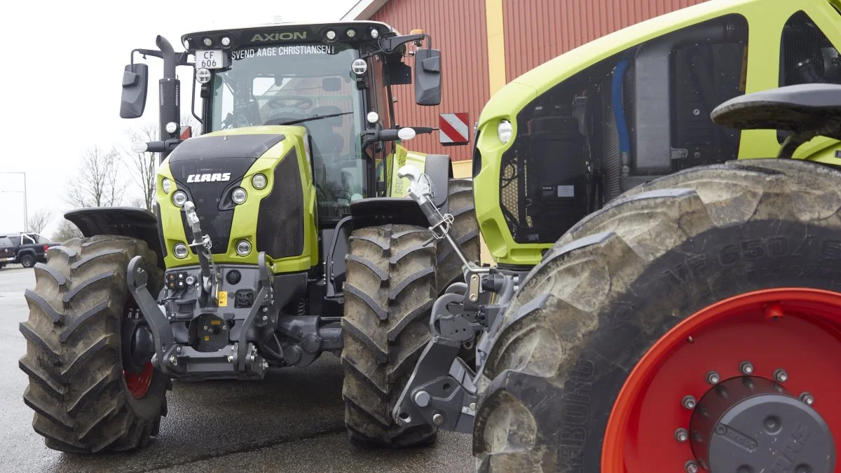 Maskinstationen ved Svend Aage Christiansen forventer at køre Claas i mange år.