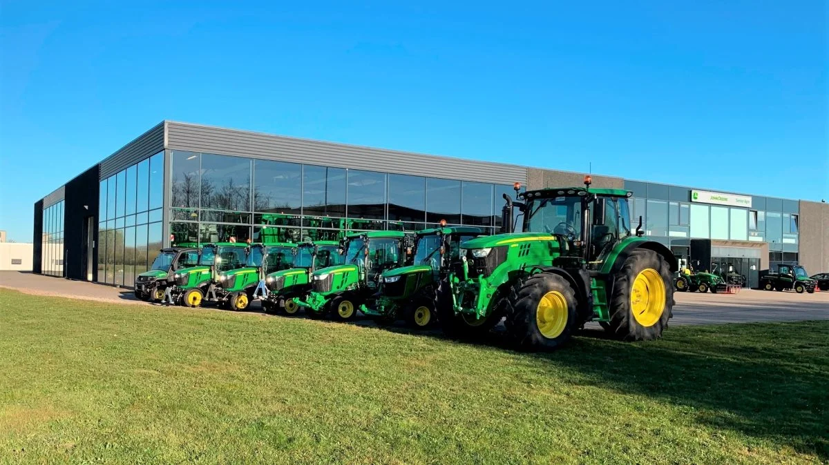 Semler Agro oplever for tiden et godt traktorsalg, men de tager ingen af de store John Deere med på standen i år. Arkivfoto