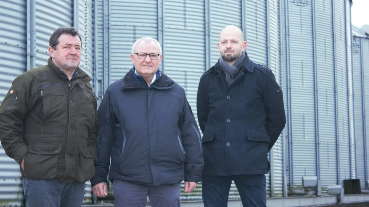 Fra venstre: Alfred Olesen, Preben Immersen og Jeppe Tokkesdal. 