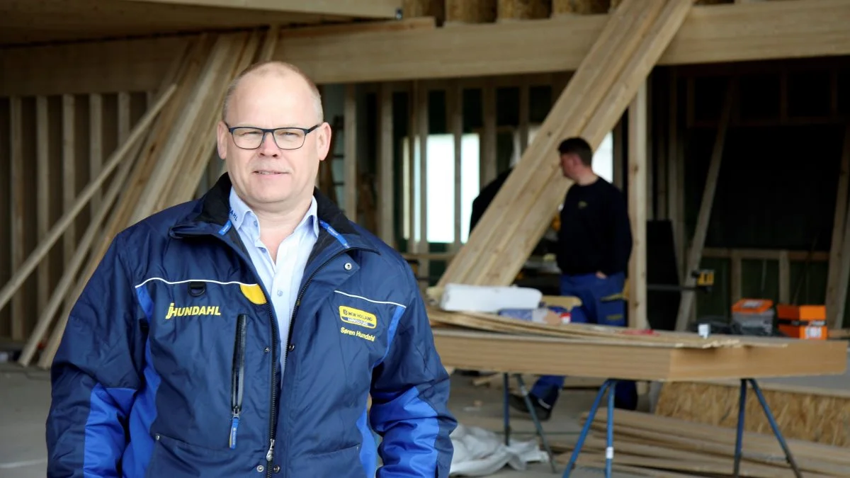 Medejer og maskinhandler Søren Hundahl ser frem til, at han fortsætter udvidelsen af sin maskinforretning i Skive. Foto: Christian Carus