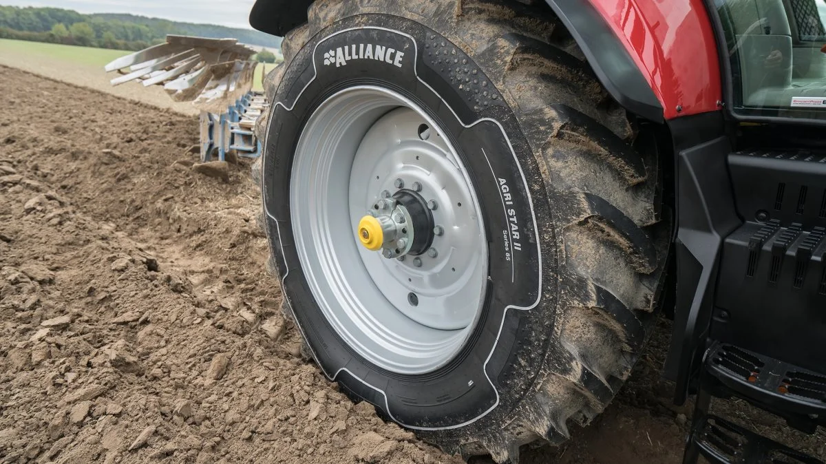 Alliance Agri II tilføjer nu fem ekstra nye dækstørrelser i 70-serien, fire nye i 85-serien og tre nye 90-95-serien. Der er i alt tale om 12 nye radialtraktordæk til den eksisterende portefølje, der bliver tilbudt til hele det europæiske marked. Pressefoto
