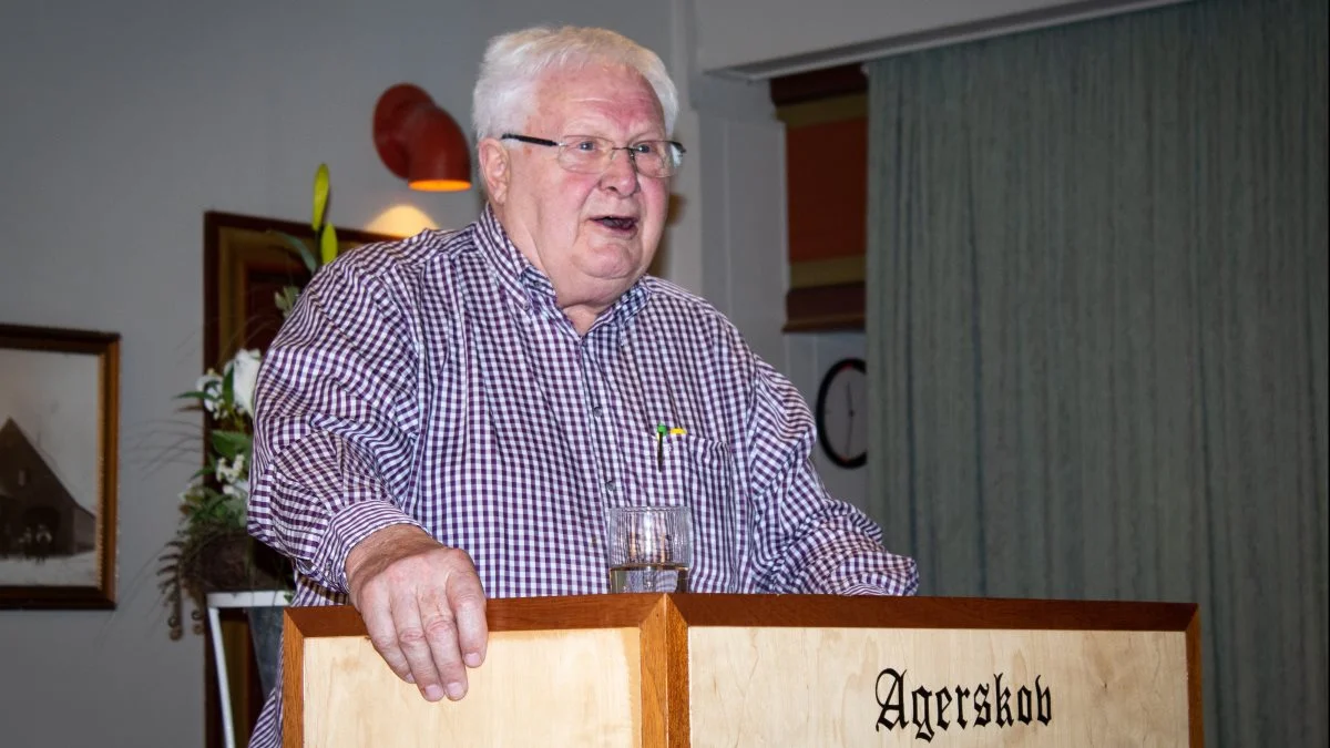 Formanden for Agerskovgruppen, Jens Peter Aggesen, lagde ikke skjul på, at han er klar til igen at gennemføre traktordemonstrationer i de store byer, hvis det bliver nødvendigt. Fotos: Morten Ipsen