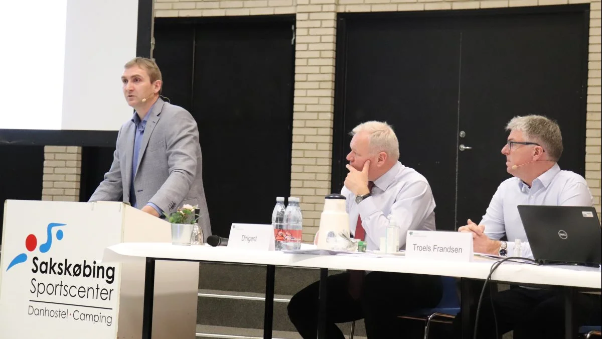 Ordfører for fabriksudvalget, Michael Rasmussen, gav et overblik over 2021-kampagnen og samarbejdet med de to sukkerfabrikker.