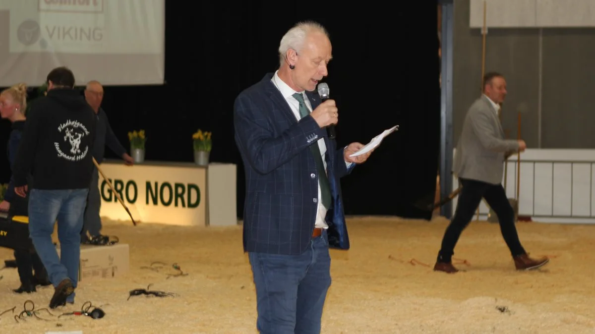 Henrik Dalgaard, formand, Agro Nord, kunne byde velkommen til en fagmesse med stort F, som han udtrykte det. Foto: Line Brusgaard