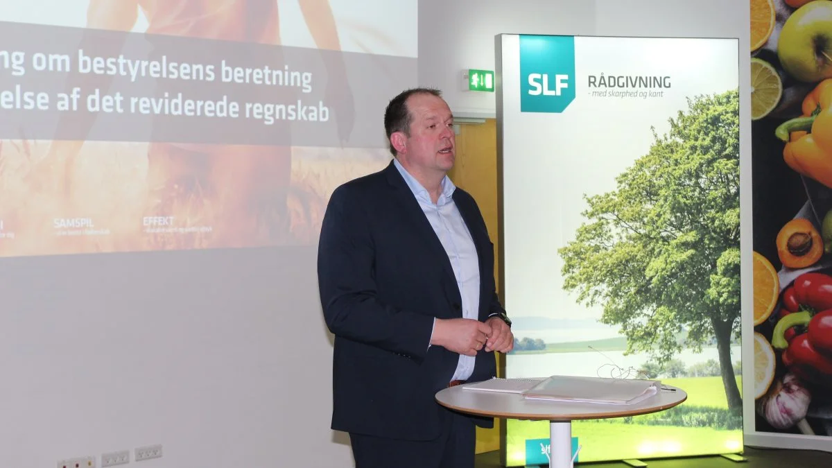 Christian Lund blev genvalgt til formand for SLFs bestyrelse. Foto: John Ankersen