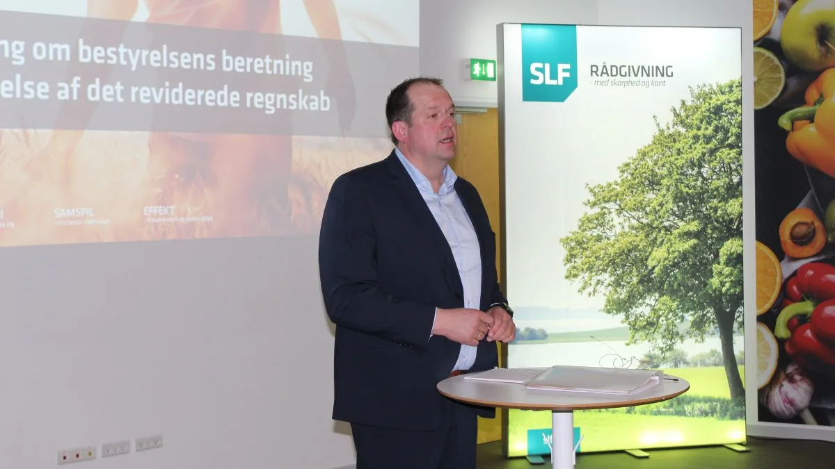 Christian Lund blev genvalgt til formand for SLFs bestyrelse. Foto: John Ankersen
