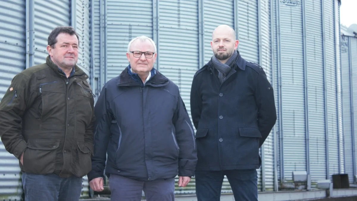 Fra venstre: Alfred Olesen, Preben Immersen og Jeppe Tokkesdal. 