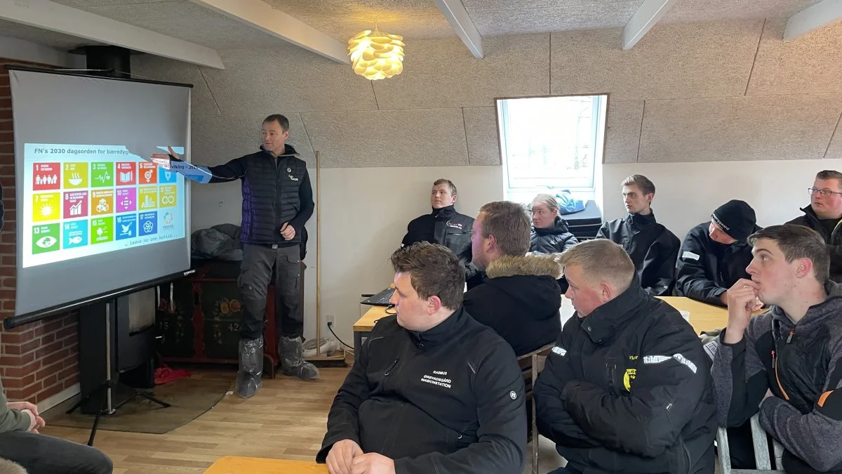 Strategisk rådgiver i Agri Nord, Carsten Aarup, fortalte, hvordan Agri Nord arbejder med bæredygtighed.