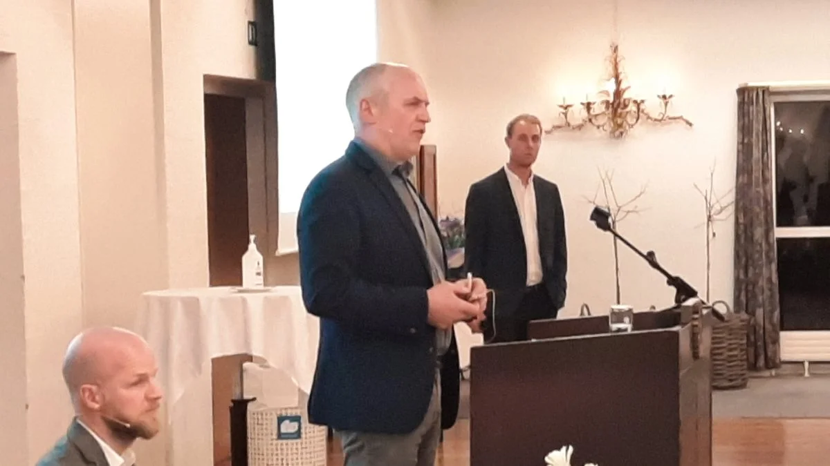 Formand i Landboforeningen Odder-Skanderborg, Ole Larsen, blev genvalgt til formandsposten, som han overtog efter Jens Gammelgaard, der gik bort i november. Indtil da var Ole Larsen mangeårig næstformand. Foto: John Ankersen