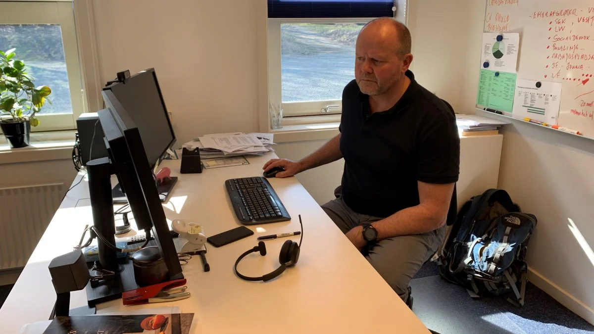 Thomas Bay Jensen, direktør i Bornholms Landbrug & Fødevarer, betegner de nye vandområdeplaner som en bombe under bornholmsk landbrug, og de har medført stor frustration og forundring på øen. Foto: Jesper Hallgren