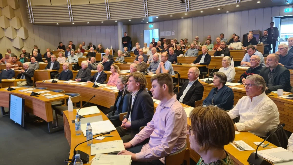 Knapt 200 var mødt frem til årets generalforsamling i Nordsjælland Landboforening, der blev afholdt i Metalskolen ved Slangerup. 