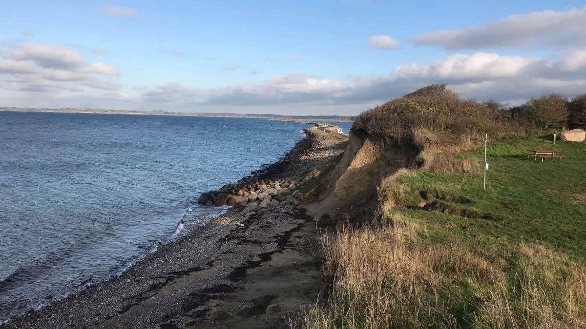 Helnæs dæmning og bobakkerne.